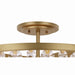 Metropolitan - N1835-870 - Five Light Semi-Flush Mount - Nova Mara - Painted Legacy Brass
