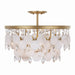 Metropolitan - N1835-870 - Five Light Semi-Flush Mount - Nova Mara - Painted Legacy Brass