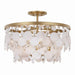 Metropolitan - N1835-870 - Five Light Semi-Flush Mount - Nova Mara - Painted Legacy Brass