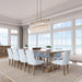 Metropolitan - N1836-870 - Five Light Linear Chandelier - Nova Mara - Painted Legacy Brass