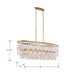 Metropolitan - N1836-870 - Five Light Linear Chandelier - Nova Mara - Painted Legacy Brass
