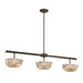 Savoy House - 1-1250-3-15 - LED Linear Chandelier - Hubbard - Mediterranean Bronze