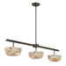 Savoy House - 1-1250-3-15 - LED Linear Chandelier - Hubbard - Mediterranean Bronze