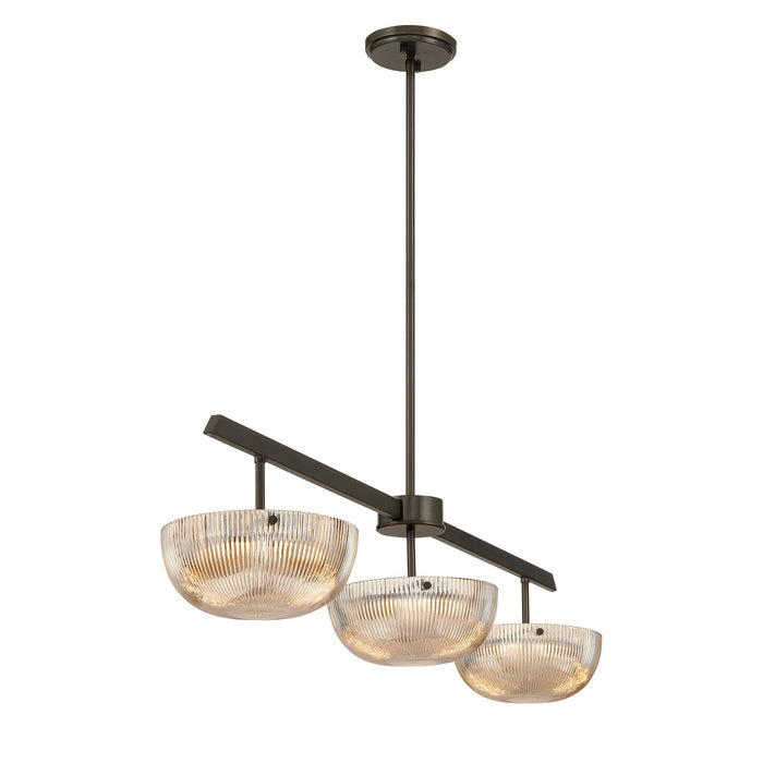 Savoy House - 1-1250-3-15 - LED Linear Chandelier - Hubbard - Mediterranean Bronze
