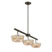 Savoy House - 1-1250-3-15 - LED Linear Chandelier - Hubbard - Mediterranean Bronze