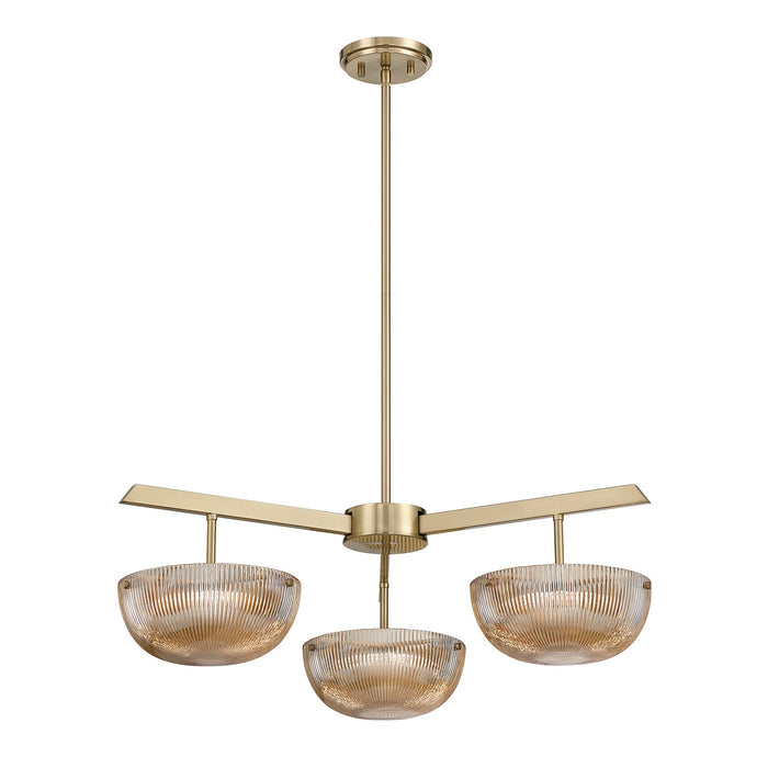 Savoy House - 1-1251-3-127 - LED Chandelier - Hubbard - Noble Brass
