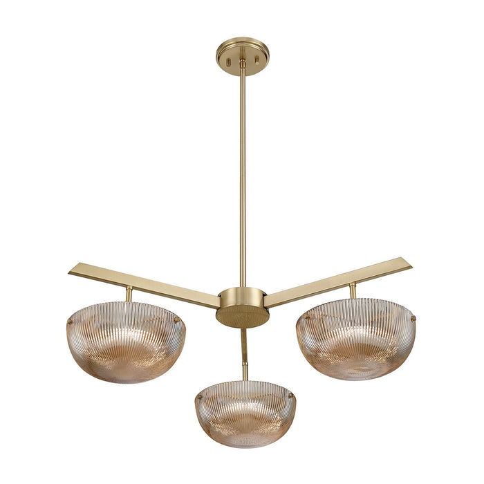 Savoy House - 1-1251-3-127 - LED Chandelier - Hubbard - Noble Brass