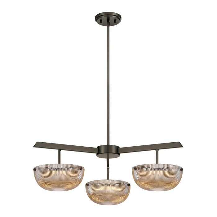 Savoy House - 1-1251-3-15 - LED Chandelier - Hubbard - Mediterranean Bronze