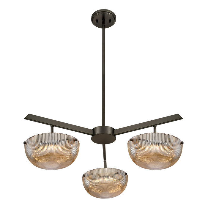 Savoy House - 1-1251-3-15 - LED Chandelier - Hubbard - Mediterranean Bronze