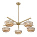 Savoy House - 1-1252-5-127 - LED Chandelier - Hubbard - Noble Brass