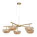 Savoy House - 1-1252-5-127 - LED Chandelier - Hubbard - Noble Brass
