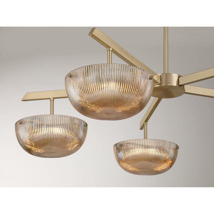 Savoy House - 1-1252-5-127 - LED Chandelier - Hubbard - Noble Brass
