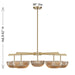 Savoy House - 1-1252-5-127 - LED Chandelier - Hubbard - Noble Brass
