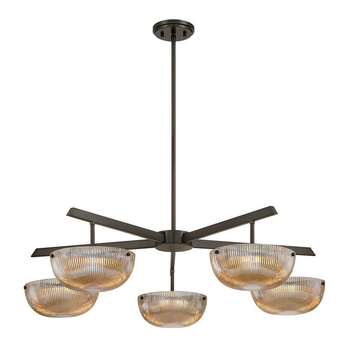 Savoy House - 1-1252-5-15 - LED Chandelier - Hubbard - Mediterranean Bronze