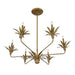 Savoy House - 1-1260-6-339 - Six Light Chandelier - Strathmore - Antique Patina