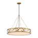 Savoy House - 1-1269-8-339 - Eight Light Chandelier - Halstead - Antique Patina