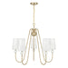 Savoy House - 1-1350-5-127 - Five Light Chandelier - Sheldon - Noble Brass