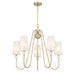 Savoy House - 1-1350-5-127 - Five Light Chandelier - Sheldon - Noble Brass
