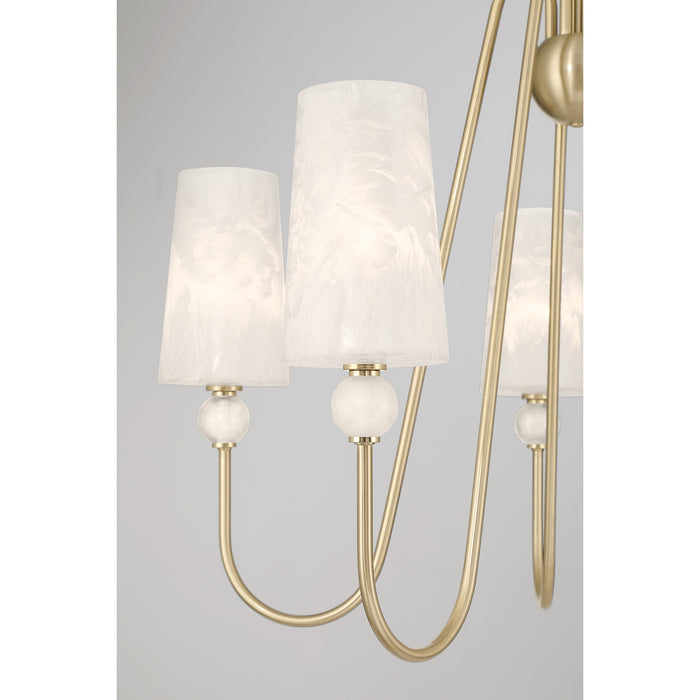 Savoy House - 1-1350-5-127 - Five Light Chandelier - Sheldon - Noble Brass