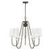 Savoy House - 1-1350-5-15 - Five Light Chandelier - Sheldon - Mediterranean Bronze