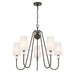 Savoy House - 1-1350-5-15 - Five Light Chandelier - Sheldon - Mediterranean Bronze