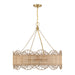 Savoy House - 1-1412-8-322 - Eight Light Chandelier - Shawnee - Warm Brass