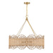 Savoy House - 1-1412-8-322 - Eight Light Chandelier - Shawnee - Warm Brass