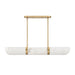Savoy House - 1-1450-4-322 - Four Light Chandelier - Chalfont - Warm Brass