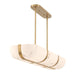 Savoy House - 1-1450-4-322 - Four Light Chandelier - Chalfont - Warm Brass