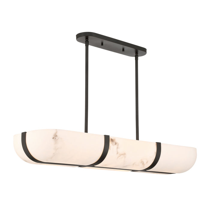 Savoy House - 1-1450-4-89 - Four Light Chandelier - Chalfont - Matte Black