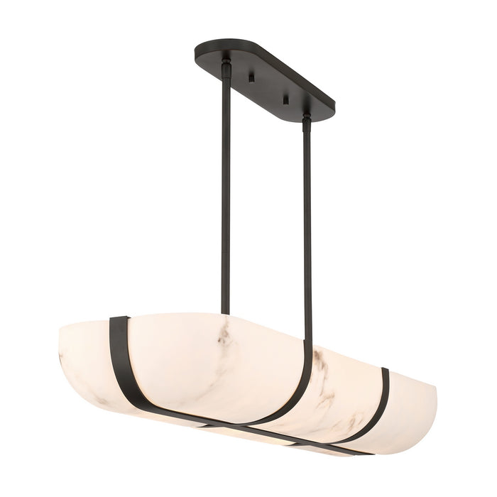 Savoy House - 1-1450-4-89 - Four Light Chandelier - Chalfont - Matte Black
