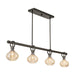 Savoy House - 1-2274-4-15 - Four Light Chandelier - Sheriden - Mediterranean Bronze