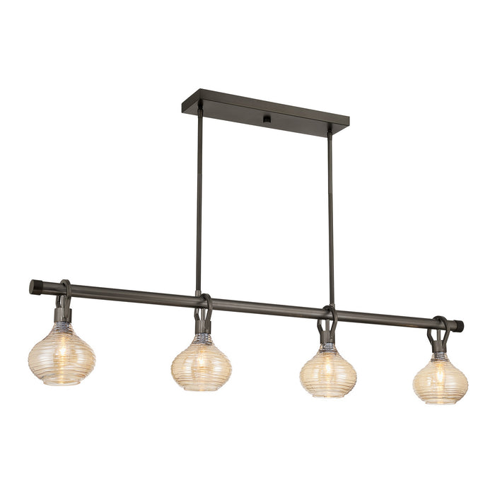 Savoy House - 1-2274-4-15 - Four Light Chandelier - Sheriden - Mediterranean Bronze
