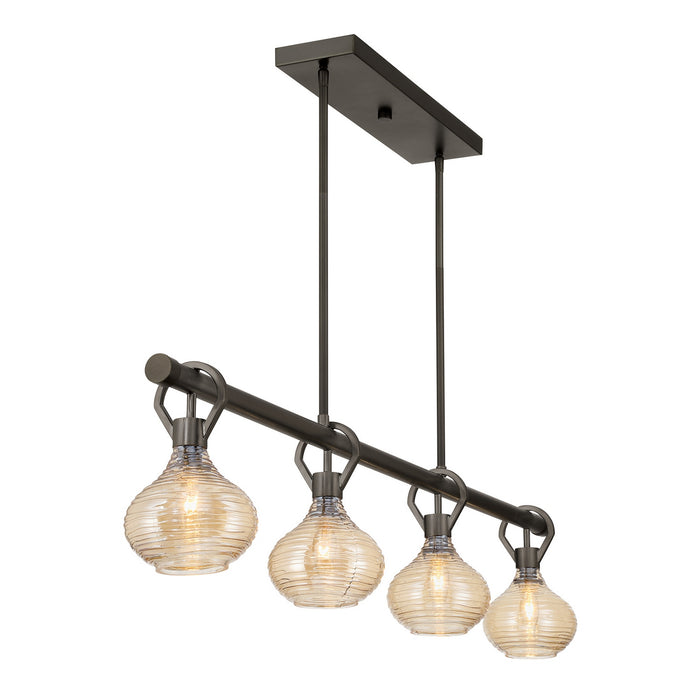Savoy House - 1-2274-4-15 - Four Light Chandelier - Sheriden - Mediterranean Bronze