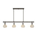 Savoy House - 1-2274-4-15 - Four Light Chandelier - Sheriden - Mediterranean Bronze
