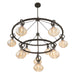 Savoy House - 1-2277-10-15 - Ten Light Chandelier - Sheriden - Mediterranean Bronze