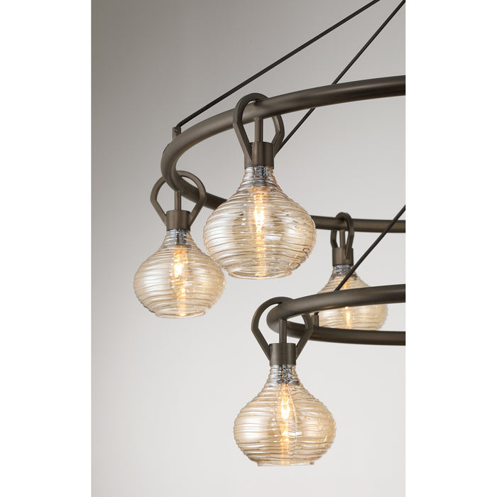 Savoy House - 1-2277-10-15 - Ten Light Chandelier - Sheriden - Mediterranean Bronze