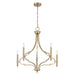 Savoy House - 1-5999-5-127 - Five Light Chandelier - Woodlawn - Noble Brass