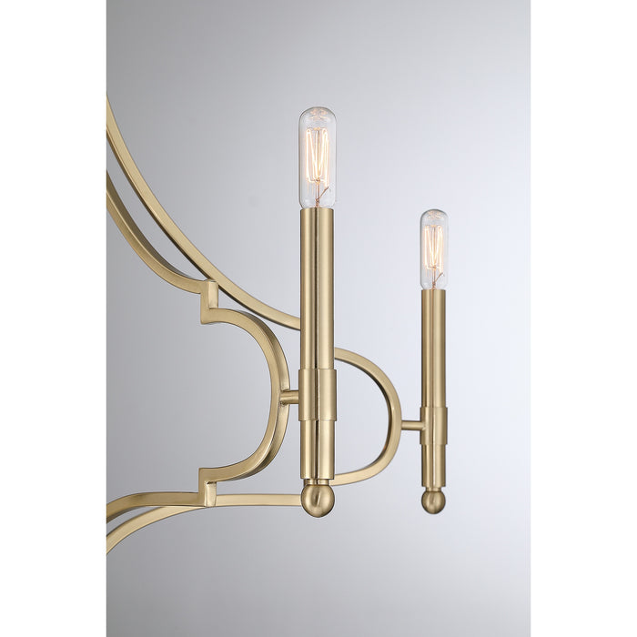 Savoy House - 1-5999-5-127 - Five Light Chandelier - Woodlawn - Noble Brass