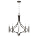 Savoy House - 1-5999-5-15 - Five Light Chandelier - Woodlawn - Mediterranean Bronze