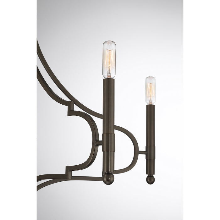 Savoy House - 1-5999-5-15 - Five Light Chandelier - Woodlawn - Mediterranean Bronze