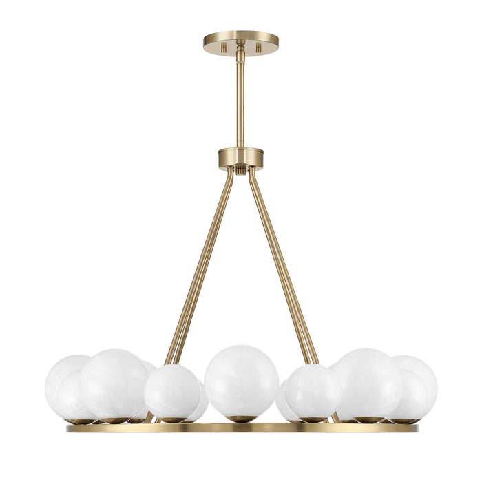 Savoy House - 1-7999-16-127 - 16 Light Chandelier - Loudon - Noble Brass
