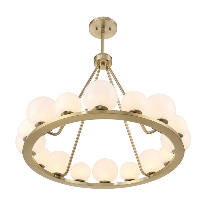 Savoy House - 1-7999-16-127 - 16 Light Chandelier - Loudon - Noble Brass