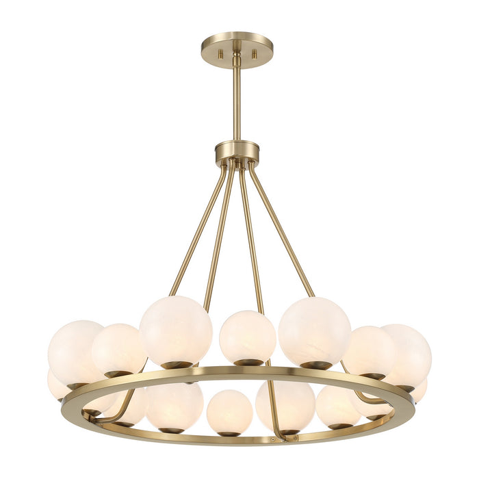 Savoy House - 1-7999-16-127 - 16 Light Chandelier - Loudon - Noble Brass