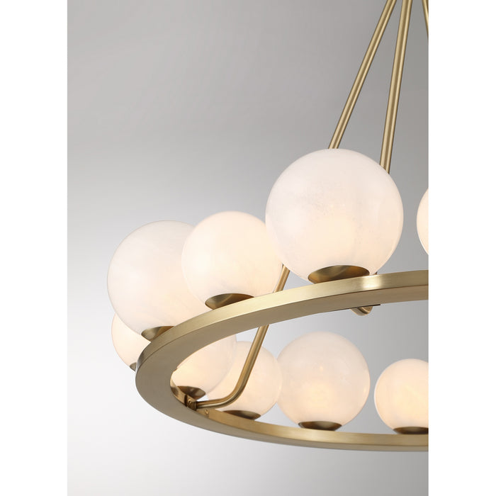 Savoy House - 1-7999-16-127 - 16 Light Chandelier - Loudon - Noble Brass