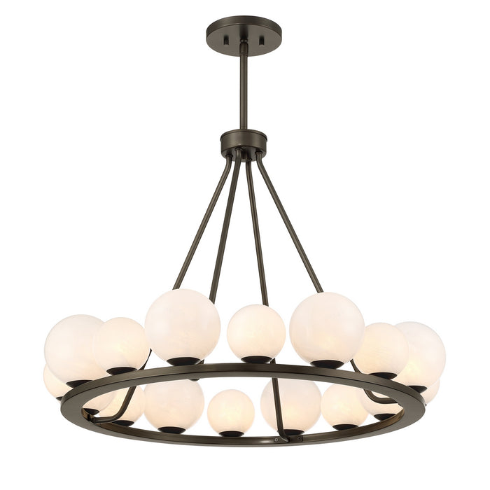 Savoy House - 1-7999-16-15 - 16 Light Chandelier - Loudon - Mediterranean Bronze