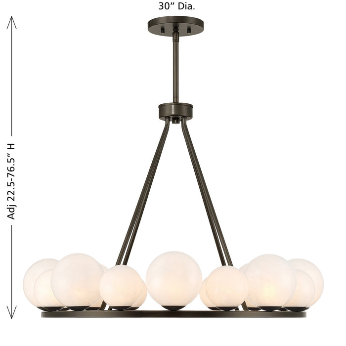 Savoy House - 1-7999-16-15 - 16 Light Chandelier - Loudon - Mediterranean Bronze