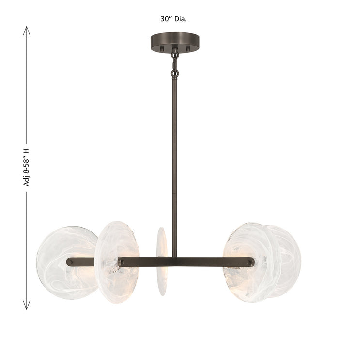 Savoy House - 1-9305-5-15 - LED Chandelier - Ainslie - Mediterranean Bronze