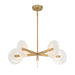 Savoy House - 1-9305-5-322 - LED Chandelier - Ainslie - Warm Brass