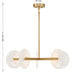 Savoy House - 1-9305-5-322 - LED Chandelier - Ainslie - Warm Brass